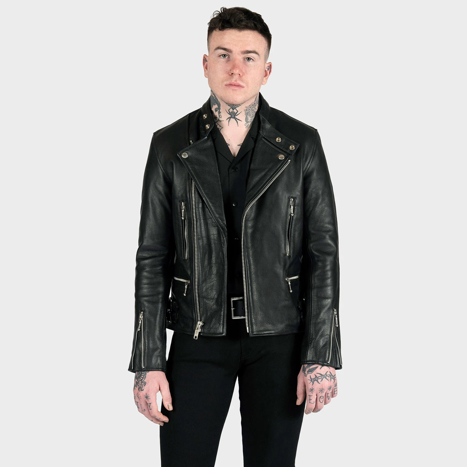 Marauder – Leather Jacket (Size 34, 36) 2 Marauder – Leather Jacket (Size 34, 36) - Image 2