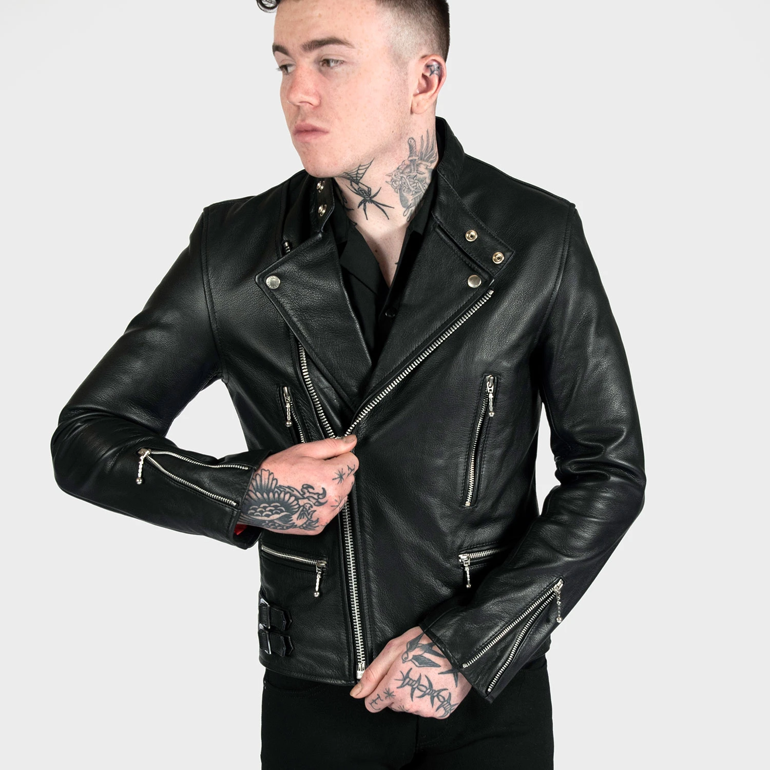 Marauder – Leather Jacket (Size 34, 36) 7 Marauder – Leather Jacket (Size 34, 36) - Image 7