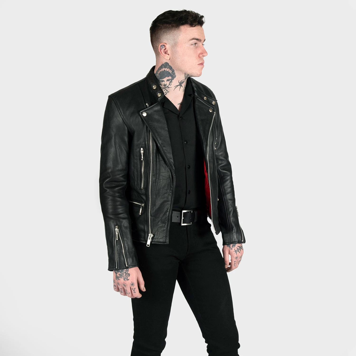 Marauder – Leather Jacket (Size 34, 36) 4 Marauder – Leather Jacket (Size 34, 36) - Image 4