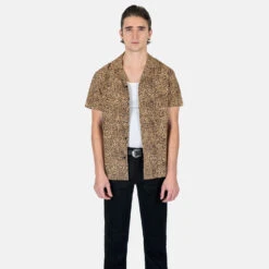 McKinley – Leopard Print Shirt -Straight To Hell mck men w 2