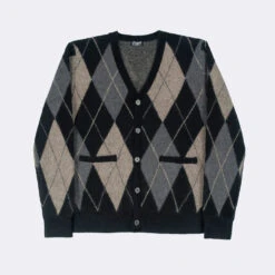 Miles – Argyle Cardigan Sweater