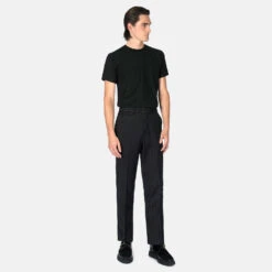 Montrose – Black And Grey Striped – Slim Fit Pants 9 Montrose – Black And Grey Striped – Slim Fit Pants -Straight To Hell mon blk gry str w 3