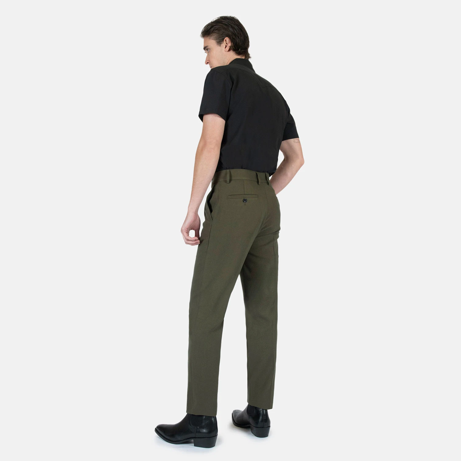 Montrose – Cactus Green – Slim Fit Pants 5 Montrose – Cactus Green – Slim Fit Pants - Image 5