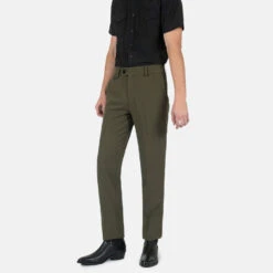 Montrose – Cactus Green – Slim Fit Pants 10 Montrose – Cactus Green – Slim Fit Pants -Straight To Hell mon gre w 5