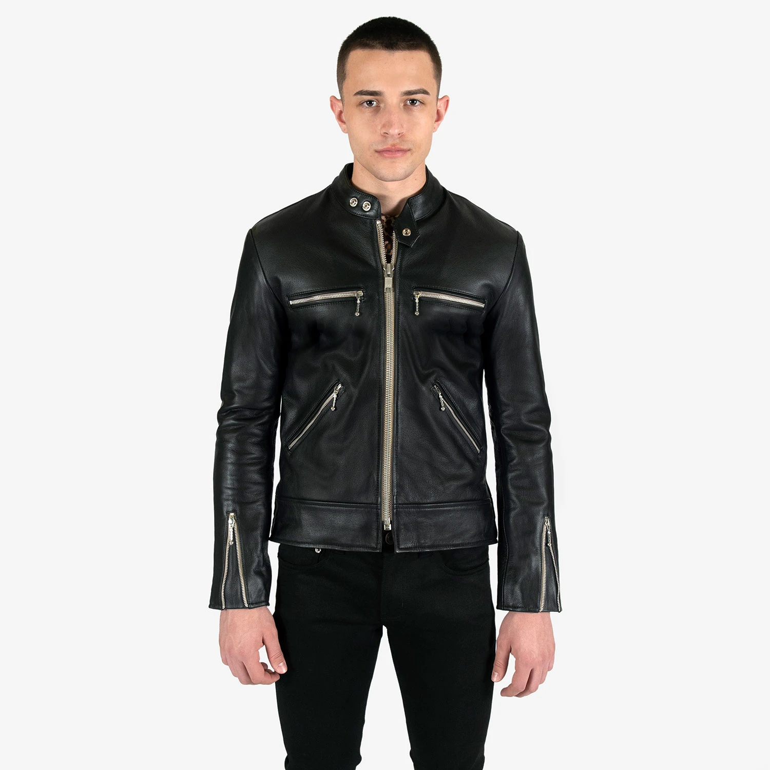 Motorway – Leather Jacket (Size 34S, 34, 36S, 36, 38S, 38, 40, 46, 50, 52, 54) 2 Motorway – Leather Jacket (Size 34S, 34, 36S, 36, 38S, 38, 40, 46, 50, 52, 54) - Image 2