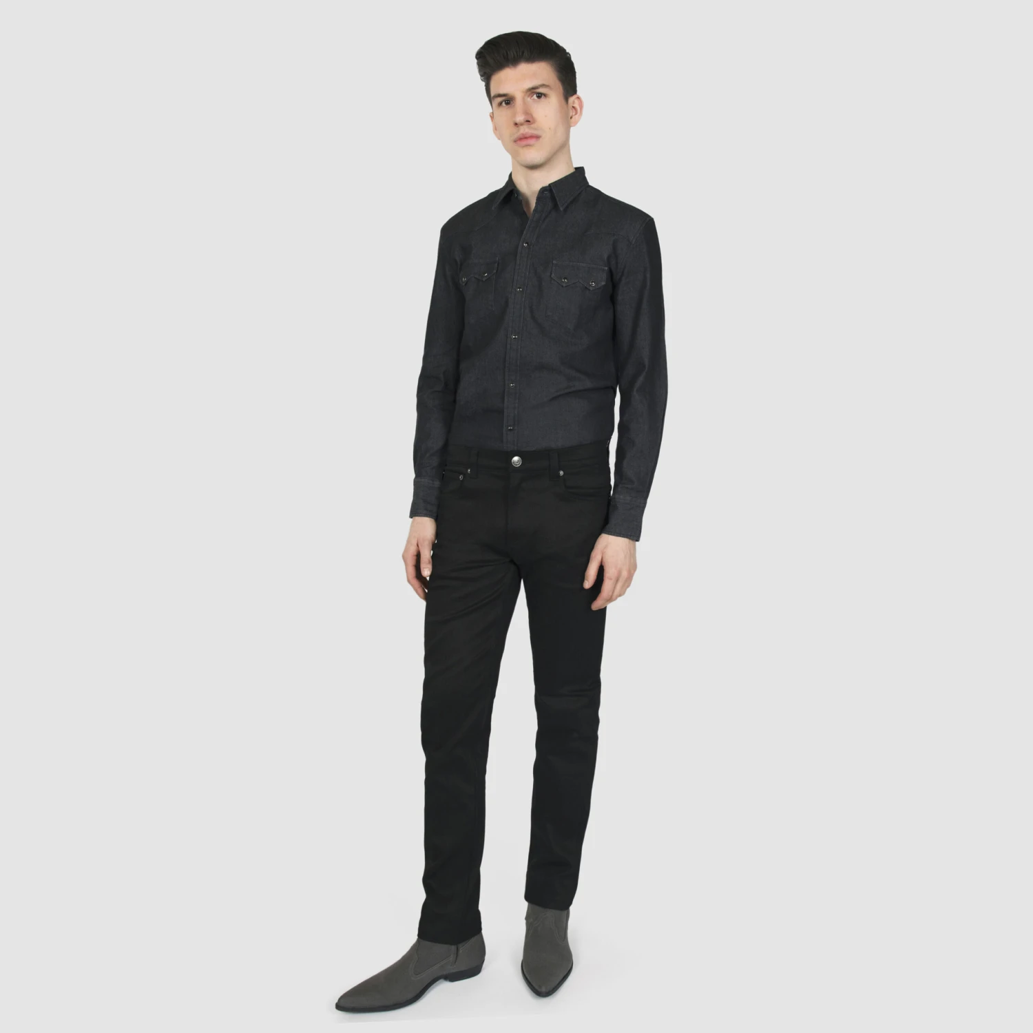 Narrow Eddie – Double Dye – Skinny Fit Denim Jeans 2 Narrow Eddie – Double Dye – Skinny Fit Denim Jeans - Image 2