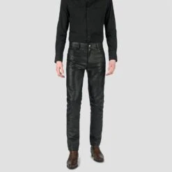Narrow Eddie – Slim Fit Leather Pants
