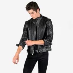 Offender – Leather Jacket (Size 34S, 36S, 36, 38, 44, 52, 54) 12 Offender – Leather Jacket (Size 34S, 36S, 36, 38, 44, 52, 54) -Straight To Hell off men w 8