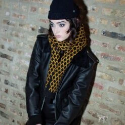 Orphan – Diamond Pattern Scarf -Straight To Hell orp wom thumb