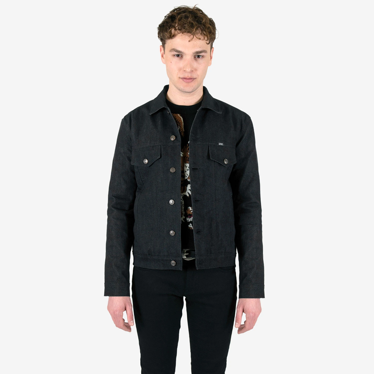 Outsider – Dark King – Raw Denim Jacket 2 Outsider – Dark King – Raw Denim Jacket - Image 2