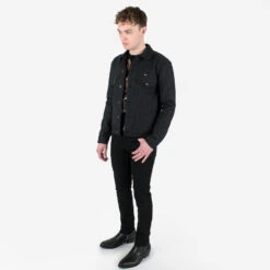 Outsider – Dark King – Raw Denim Jacket 13 Outsider – Dark King – Raw Denim Jacket -Straight To Hell out dar kin w 2