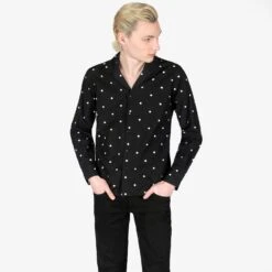 Out In The Streets – Polka Dot Shirt (Size XS, S, M, L, XL, 2XL, 3XL, 4XL) 11 Out In The Streets – Polka Dot Shirt (Size XS, S, M, L, XL, 2XL, 3XL, 4XL) -Straight To Hell out str w 8