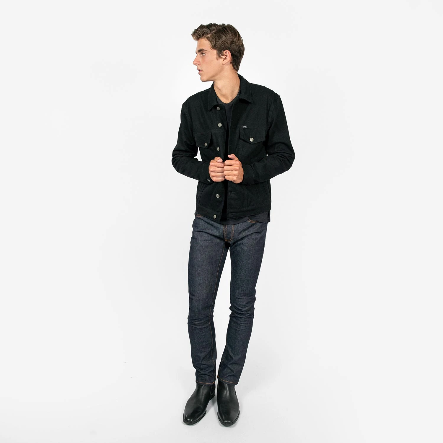 Outsider – New Dawn – Twill Denim Jacket 5 Outsider – New Dawn – Twill Denim Jacket - Image 5