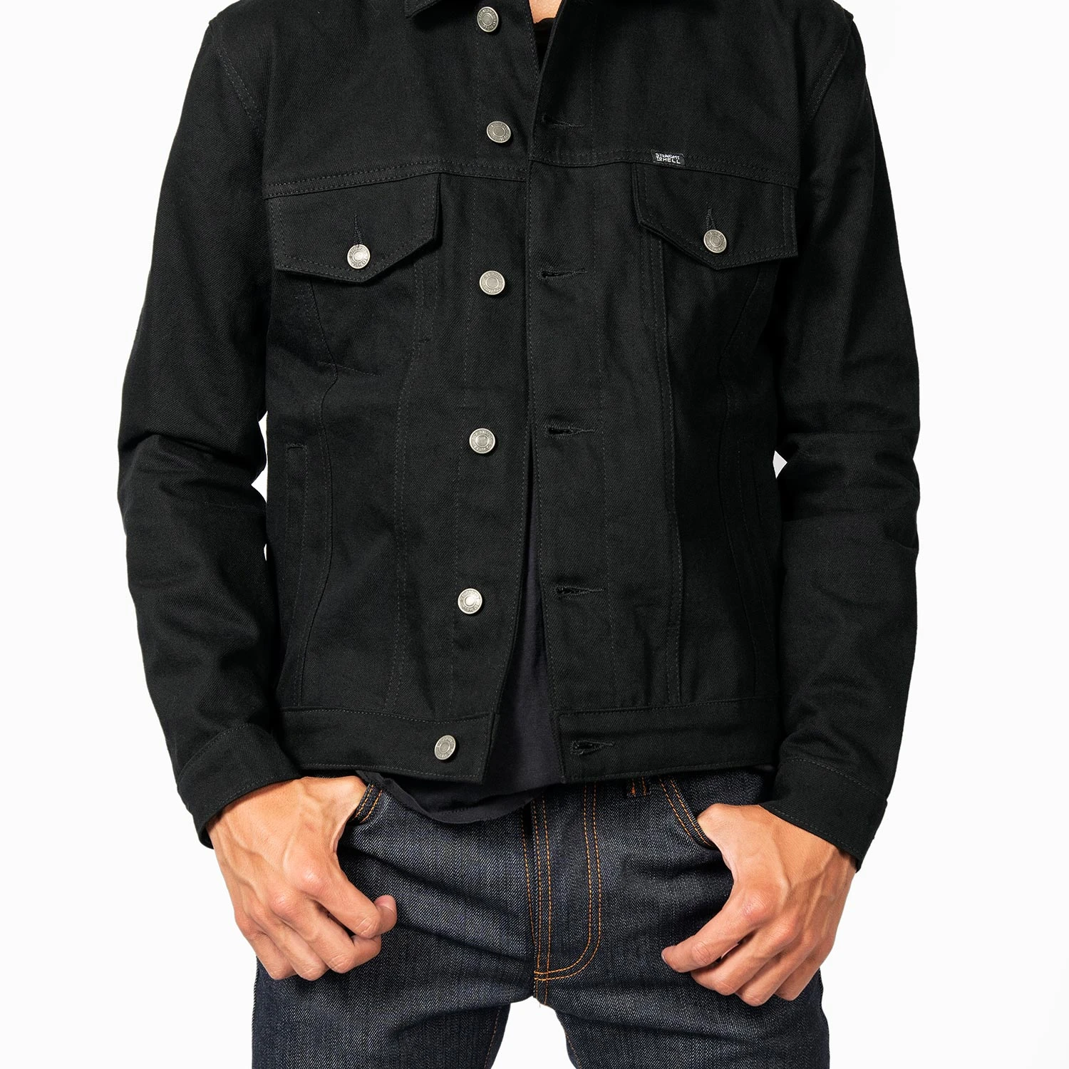 Outsider – New Dawn – Twill Denim Jacket 6 Outsider – New Dawn – Twill Denim Jacket - Image 6