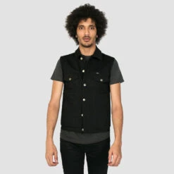 Outsider Vest – New Dawn – Twill Denim Vest -Straight To Hell outsider vest new dawn web 5