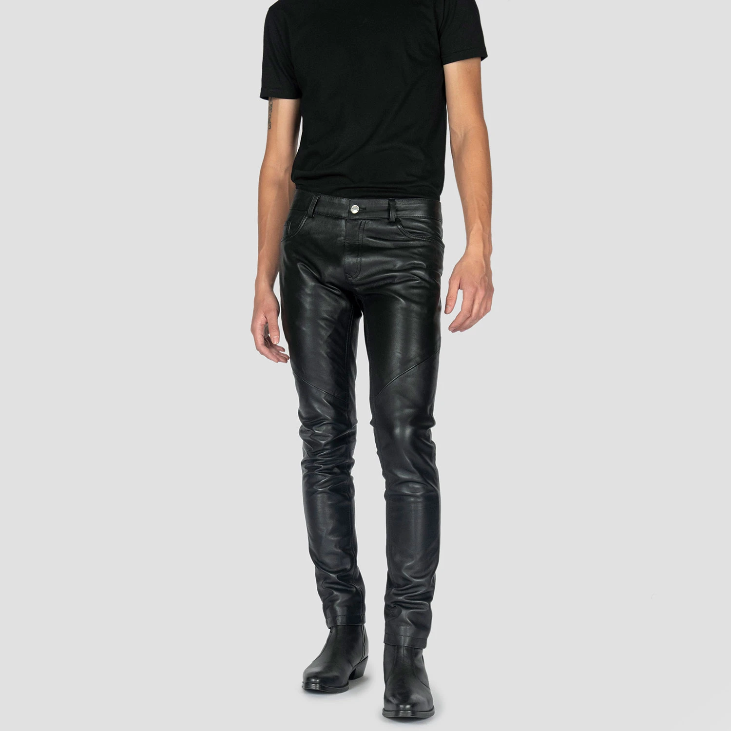 Proper Citizen – Skinny Fit Leather Pants 1 Proper Citizen – Skinny Fit Leather Pants