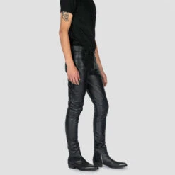 Proper Citizen – Skinny Fit Leather Pants 15 Proper Citizen – Skinny Fit Leather Pants -Straight To Hell pro cit lea w 4