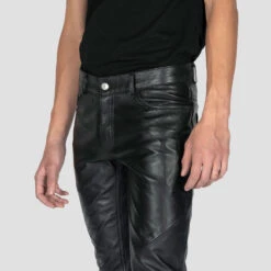 Proper Citizen – Skinny Fit Leather Pants 18 Proper Citizen – Skinny Fit Leather Pants -Straight To Hell pro cit lea w 7