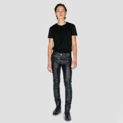 Proper Citizen – Skinny Fit Leather Pants 13 Proper Citizen – Skinny Fit Leather Pants -Straight To Hell pro cit lea w 8
