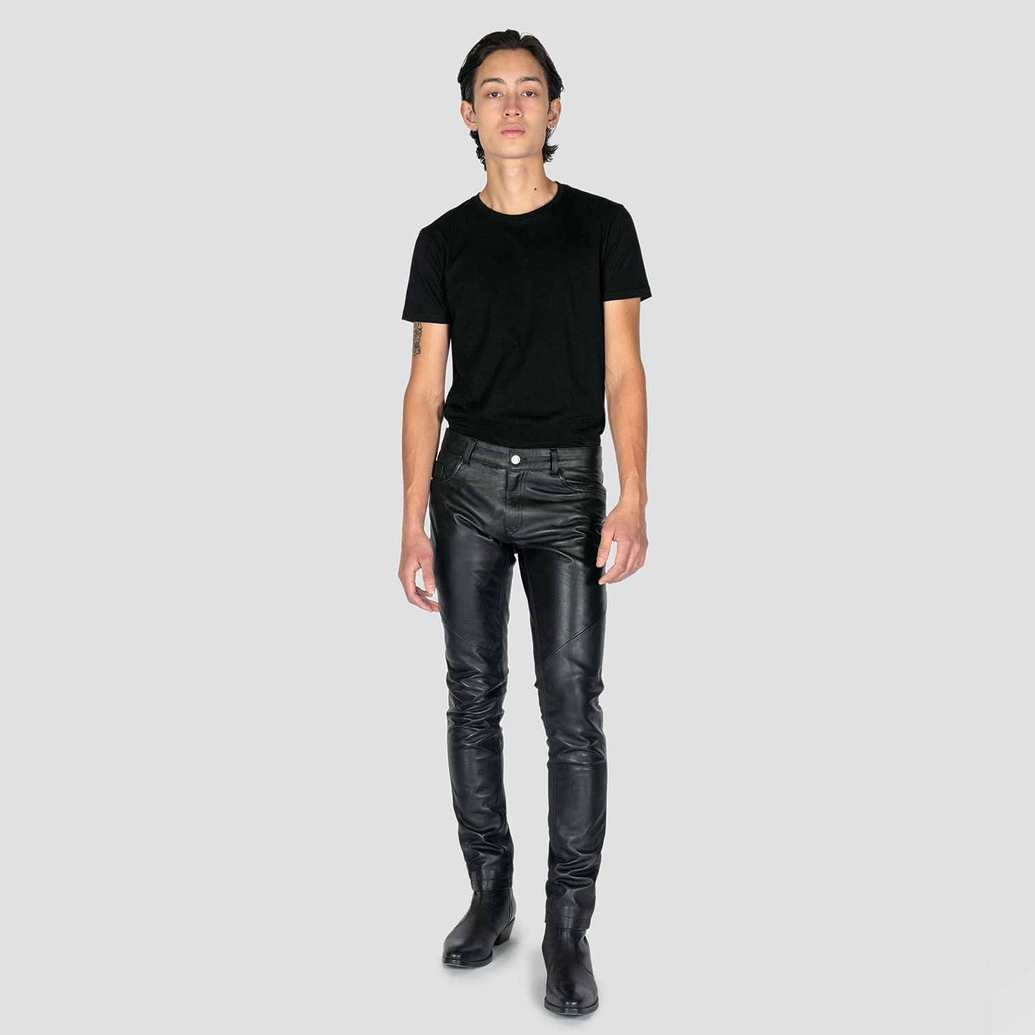 Proper Citizen – Skinny Fit Leather Pants 3 Proper Citizen – Skinny Fit Leather Pants - Image 3