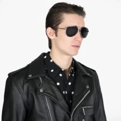 Real Cool – Silver Aviator Sunglasses 15 Real Cool – Silver Aviator Sunglasses -Straight To Hell rea coo sil w 6