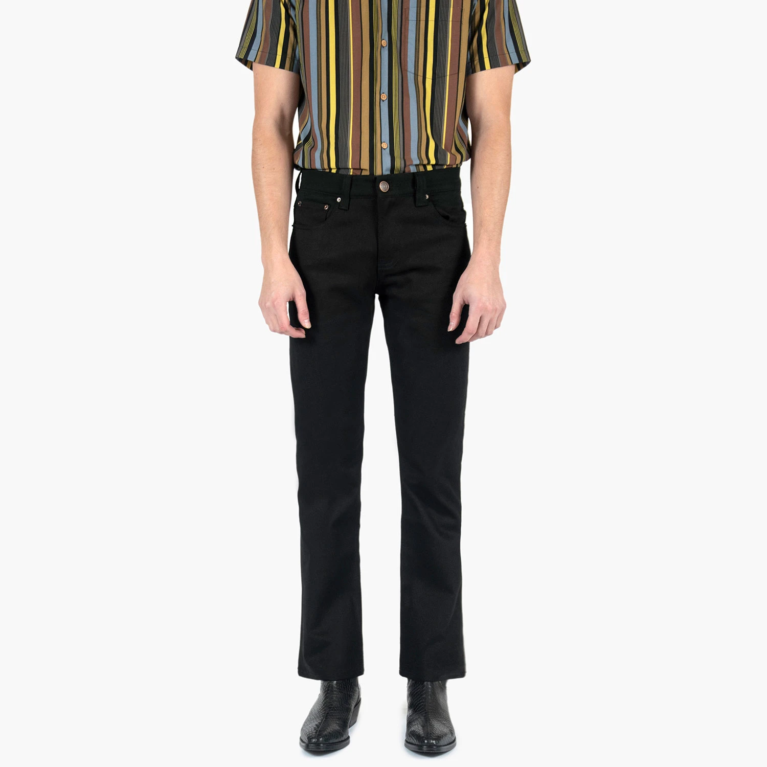 Regent Sound – Dynamite – Skinny Fit Bootcut Denim Jeans 2 Regent Sound – Dynamite – Skinny Fit Bootcut Denim Jeans - Image 2