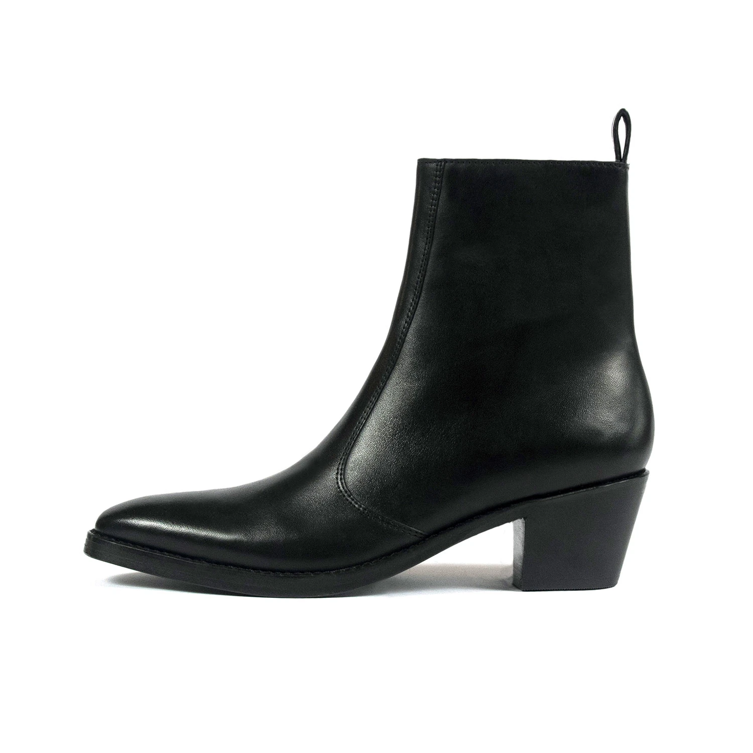 Richards – Black Leather Zip Boots – 15 Year Anniversary 2 Richards – Black Leather Zip Boots – 15 Year Anniversary - Image 2