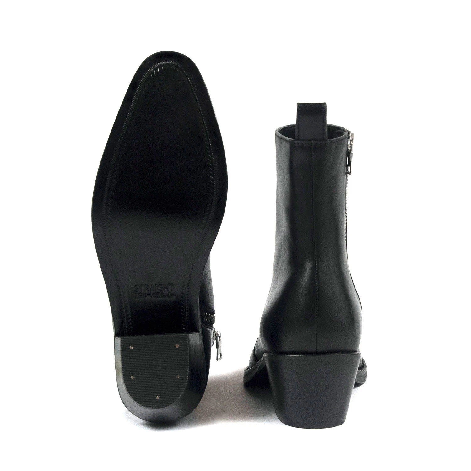 Richards – Black Leather Zip Boots – 15 Year Anniversary 6 Richards – Black Leather Zip Boots – 15 Year Anniversary - Image 6