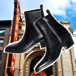 Richards – Black Leather Zip Boots – 15 Year Anniversary 18 Richards – Black Leather Zip Boots – 15 Year Anniversary -Straight To Hell ric blk wom lifestyle 2