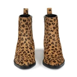 Richards – Brown Leopard Zip Boots (Size 6, 6.5, 7, 7.5, 8) -Straight To Hell ric bro leo wom w 4