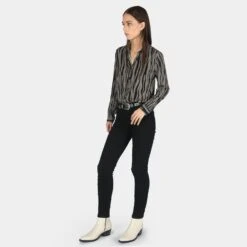 Richards – Cream Leather Zip Boots (Size 7, 7.5, 8, 8.5, 9.5) -Straight To Hell ric cre wom w 6