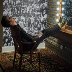 Richards – Gold Leather Zip Boots -Straight To Hell ric gol men thumb 2