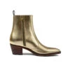 Richards – Gold Leather Zip Boots – 15 Year Anniversary