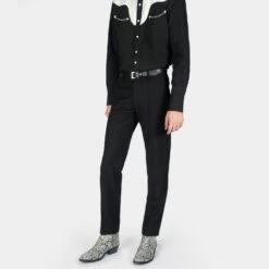 Richards – Grey Snakeskin Leather Zip Boots -Straight To Hell ric gry sna res men w 6