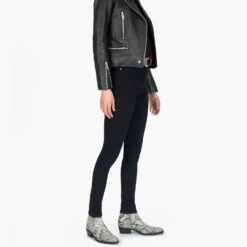 Richards – Grey Snakeskin Leather Zip Boots (Size 5.5, 6.5) -Straight To Hell ric gry sna wom w 6