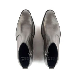 Richards – Silver Leather Zip Boots – 15 Year Anniversary 13 Richards – Silver Leather Zip Boots – 15 Year Anniversary -Straight To Hell ric sil wom w 5