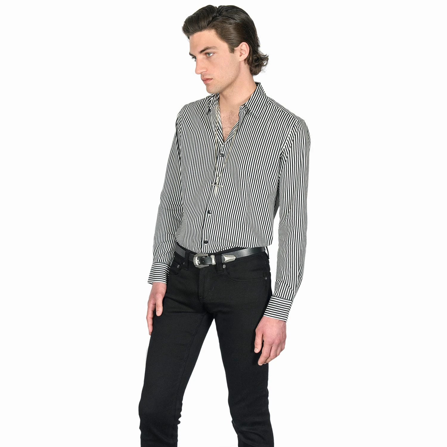 Rip This Joint – Black And White Striped Shirt (Size XS, S, M, L, 2XL, 3XL) 5 Rip This Joint – Black And White Striped Shirt (Size XS, S, M, L, 2XL, 3XL) - Image 5