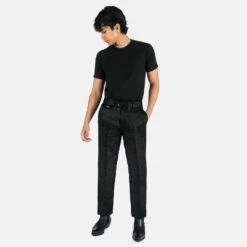 Montrose – Black Leopard – Slim Fit Pants 10 Montrose – Black Leopard – Slim Fit Pants -Straight To Hell riv blk leo w 5