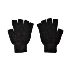 Rollers – Black Fingerless Gloves
