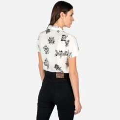 Roses On Your Grave – Vintage Roses Print Shirt (Size 2XL, 3XL, 4XL) 12 Roses On Your Grave – Vintage Roses Print Shirt (Size 2XL, 3XL, 4XL) -Straight To Hell ros gra wom w 5