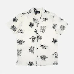 Roses On Your Grave – Vintage Roses Print Shirt (Size XS, S, M)