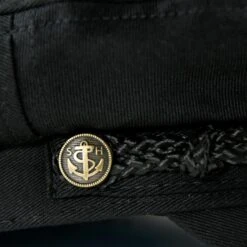 Searcher – Black Fisherman Hat 12 Searcher – Black Fisherman Hat -Straight To Hell searcher black detail