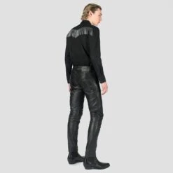 Skinny James – Skinny Fit Leather Pants -Straight To Hell ski jam lea w 5