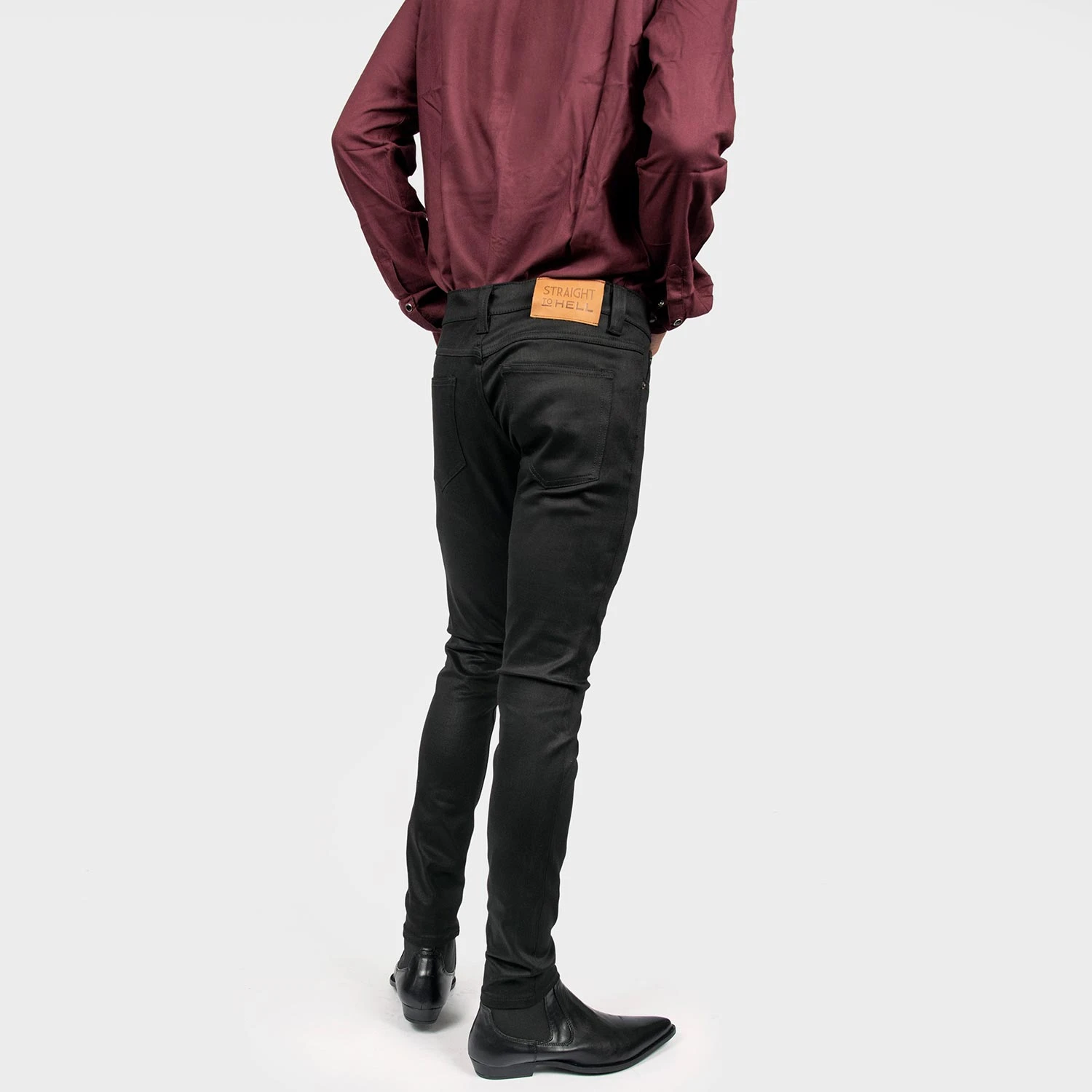 Skinny James – Double Dye – Skinny Fit Denim Jeans 3 Skinny James – Double Dye – Skinny Fit Denim Jeans - Image 3