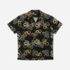 Snake Dance Blues – Black And Grey Snake Motif Print Shirt (Size XS, S, M, L, XL, 2XL, 3XL)