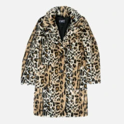 Stevie – Leopard Faux Fur Coat