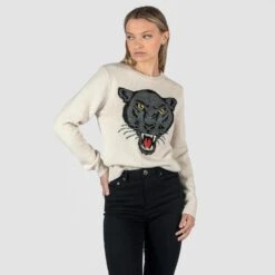 Sweet Revenge – Panther Sweater (Size 3XL, 4XL) -Straight To Hell swe rev wom w 3