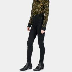 Vegan Addison – Black Faux Leather Chelsea Boots (Size 8, 9) -Straight To Hell veg add blk wom w 6