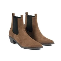 Vegan Addison – Brown Suede (Size 7, 7.5, 8, 8.5, 9, 10) -Straight To Hell veg add brn sue wom w 3