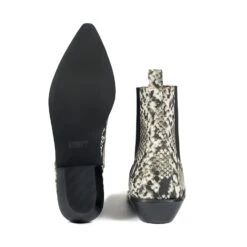 Vegan Addison – Grey Snakeskin Faux Leather Chelsea Boots (Size 8.5) 11 Vegan Addison – Grey Snakeskin Faux Leather Chelsea Boots (Size 8.5) -Straight To Hell veg add gry sna men w 4